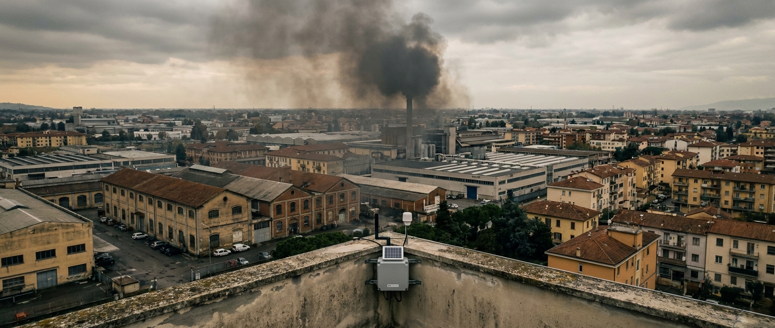 Incendio in azienda tessile a Prato: colonna di fumo nero sulla zona industriale